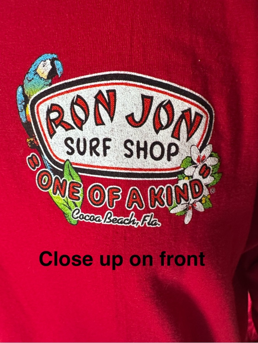 Ron Jon Red Surf Shop Graphic Long Sleeve Tee UNISEX XXL GRAPIC’s on BACK&SLEEVE - Picture 2 of 13